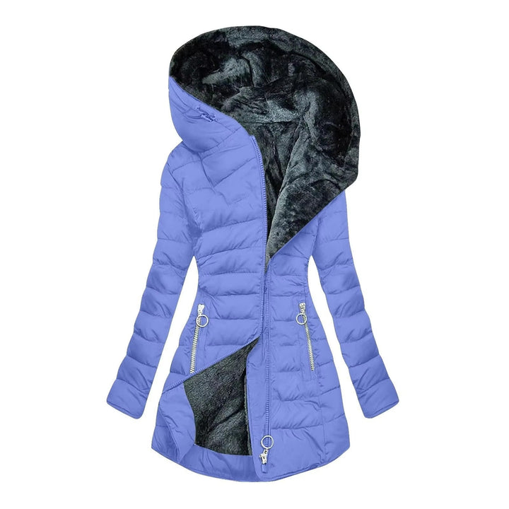 Manteau d'hiver chaud et luxueux