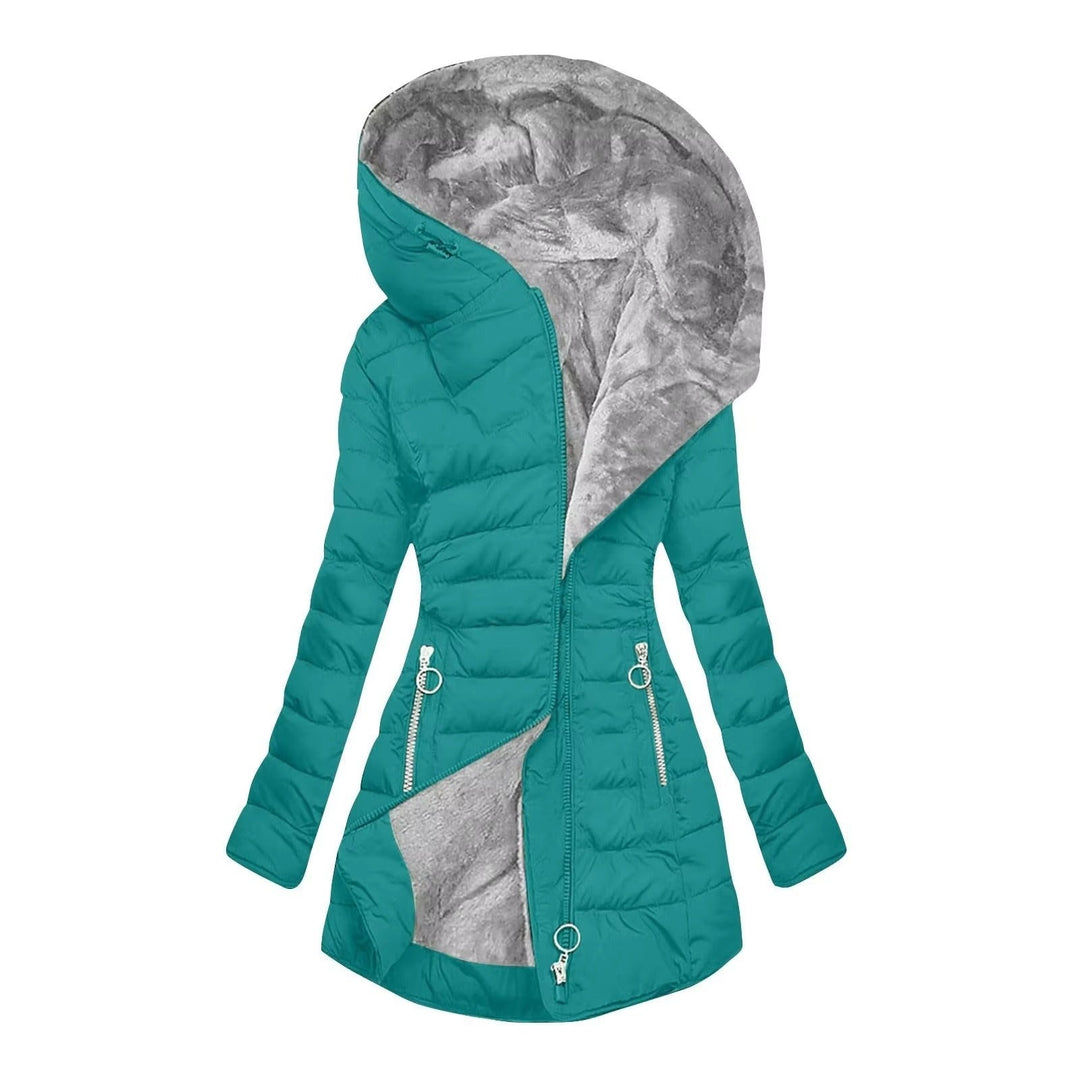 Manteau d'hiver chaud et luxueux