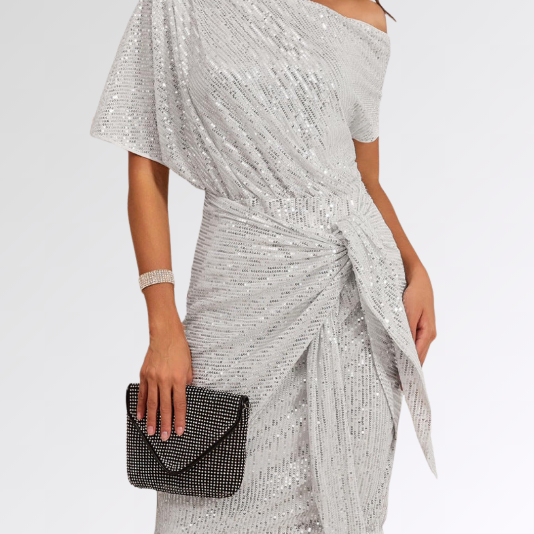 Juliette | Robe Asymétrique Scintillante