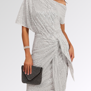 Juliette | Robe Asymétrique Scintillante