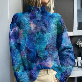 Pull à col roulé chaud et élégant