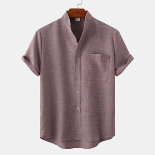 Marius | Chemise à Col Mao