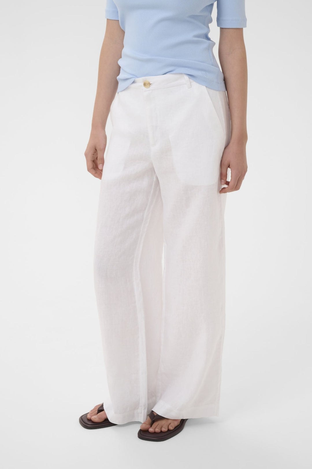 Pantalons Elinoriw Solina Blanc Pur