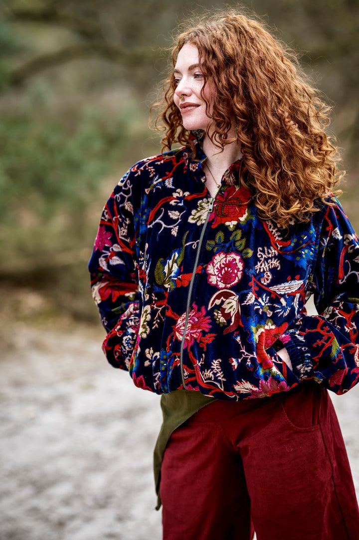 Veste Velours Rebel Marine