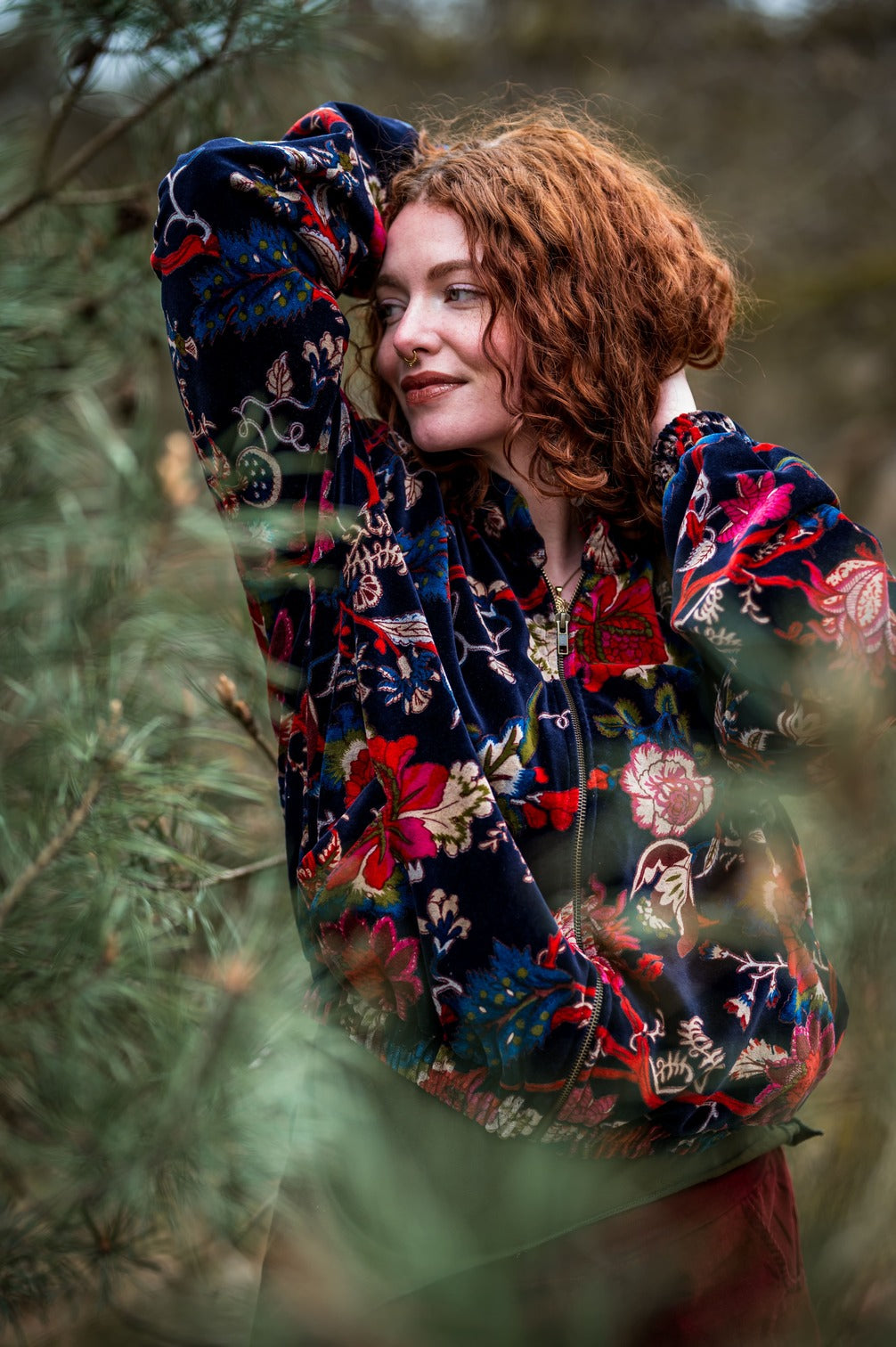 Veste Velours Rebel Marine