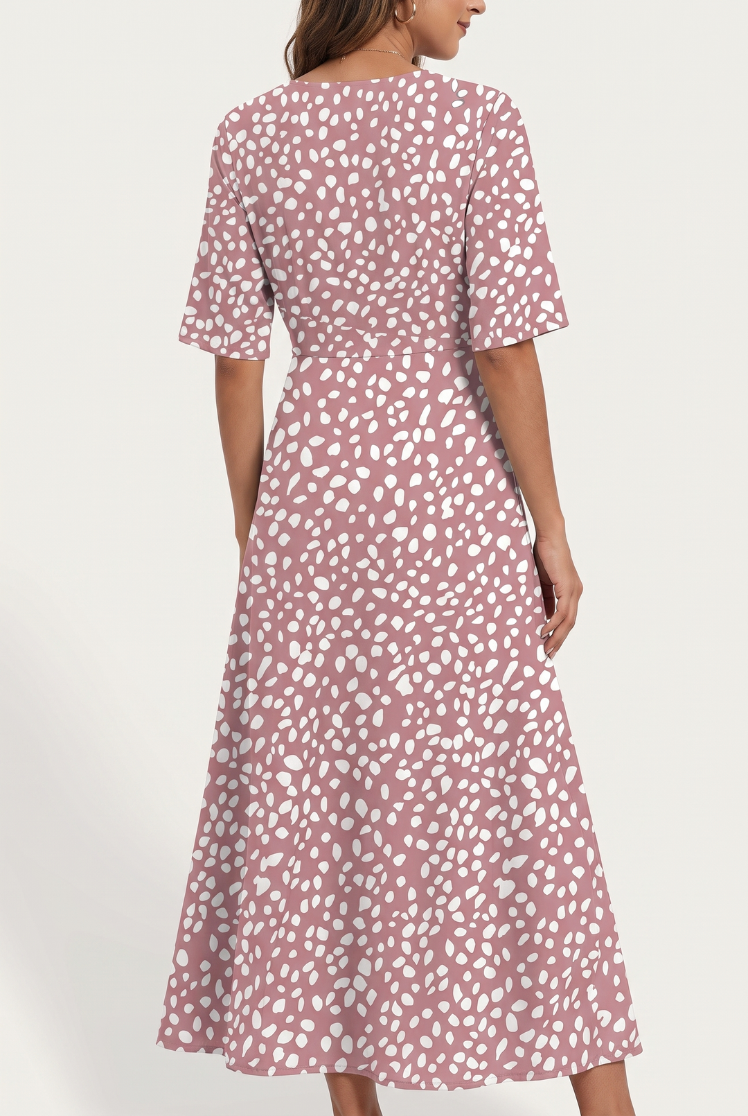 Romy | Robe Midi Couvrant le Ventre