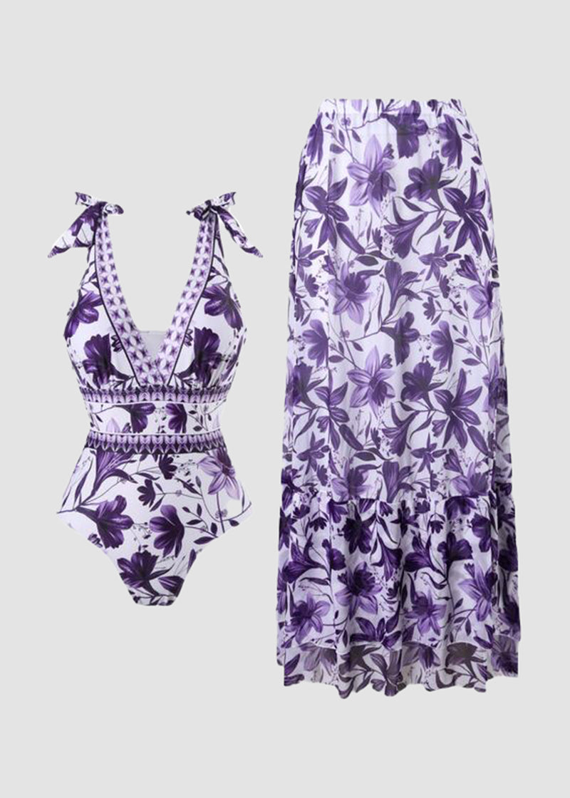 AMAYA | Ensemble de maillot de bain tropical