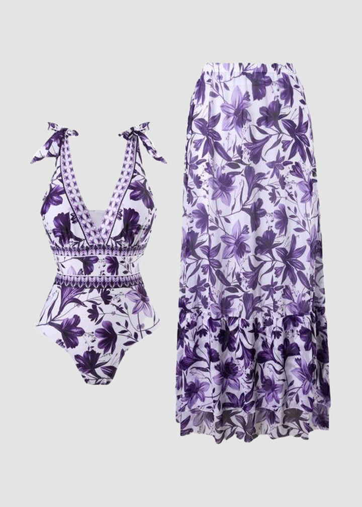 AMAYA | Ensemble de maillot de bain tropical