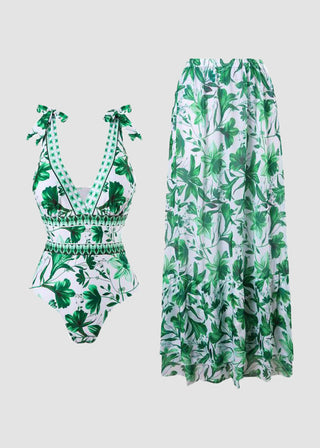 AMAYA | Ensemble de maillot de bain tropical