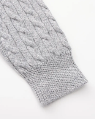 1/2 Zip en Cachemire Tissé 100%