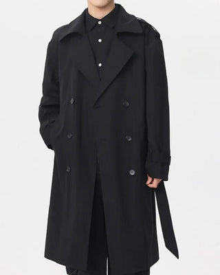 Manteau de Trench Double-Bouton Classique