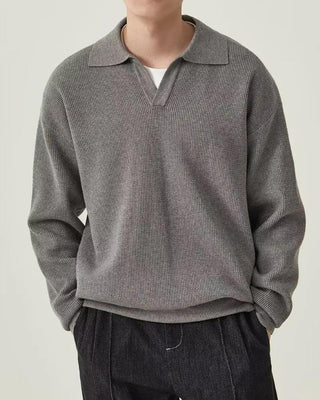 Polo en Tricot Texturé