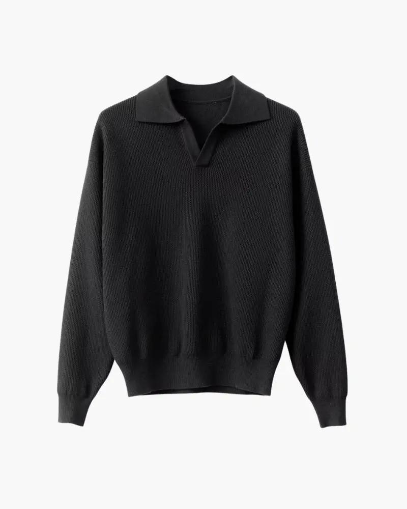 Polo en Tricot Texturé