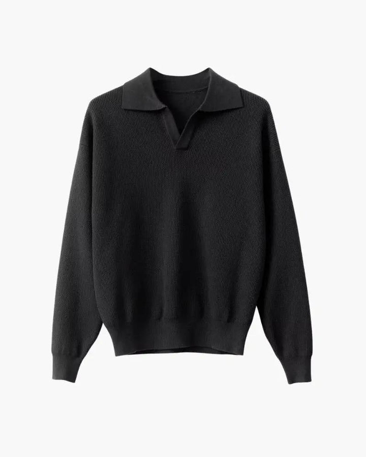 Polo en Tricot Texturé