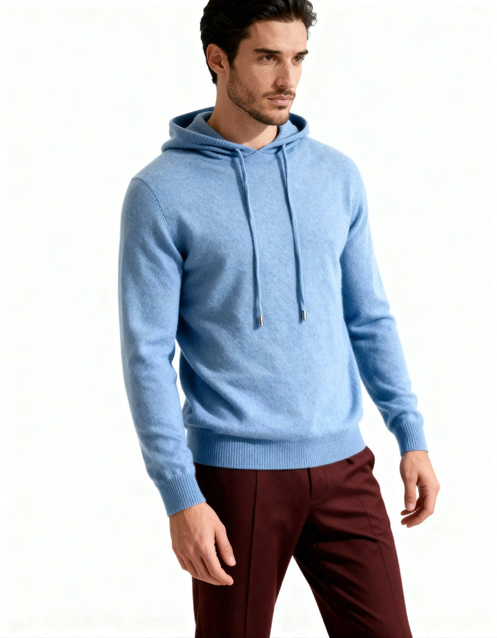 Sweat à capuche 100% cachemire