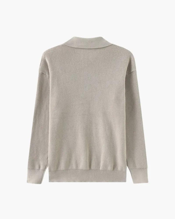 Pull Cesare à demi-zip