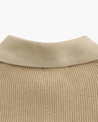 Pull Cesare à demi-zip