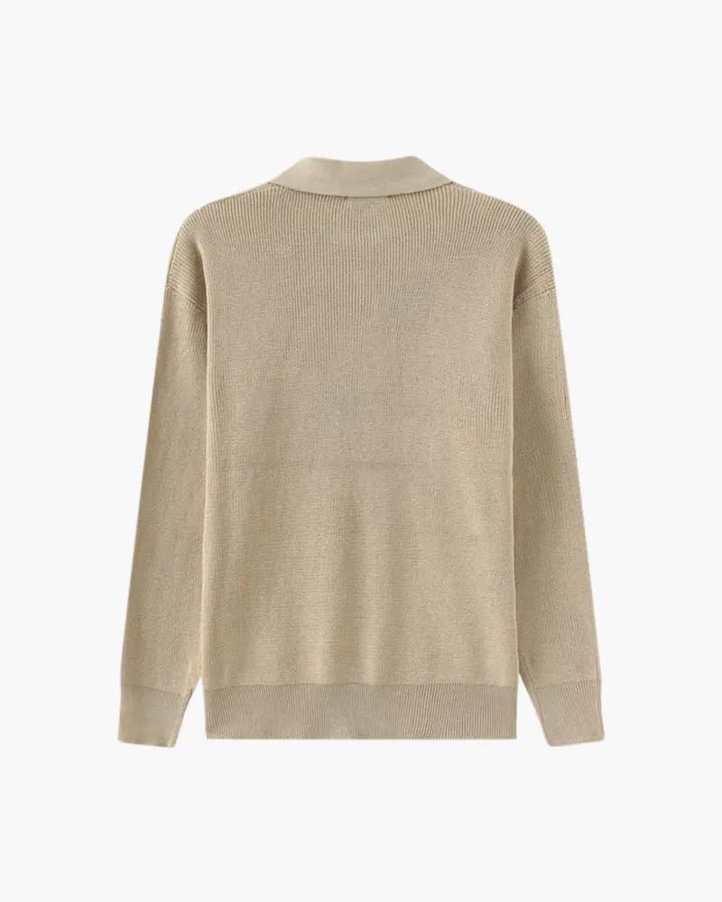 Pull Cesare à demi-zip