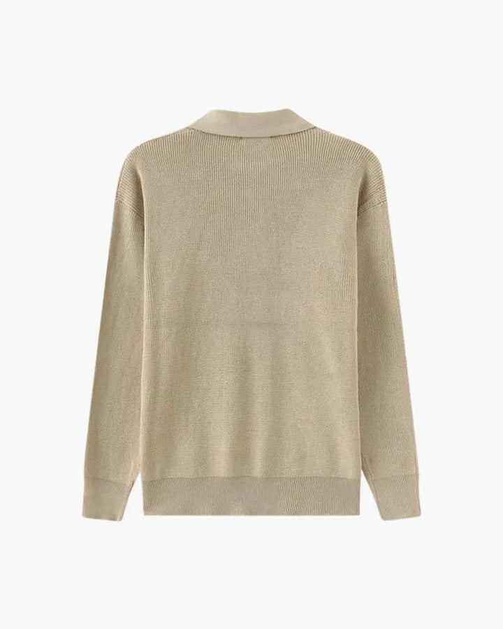 Pull Cesare à demi-zip