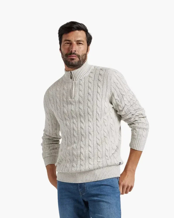 Pull Verbier à demi-zip