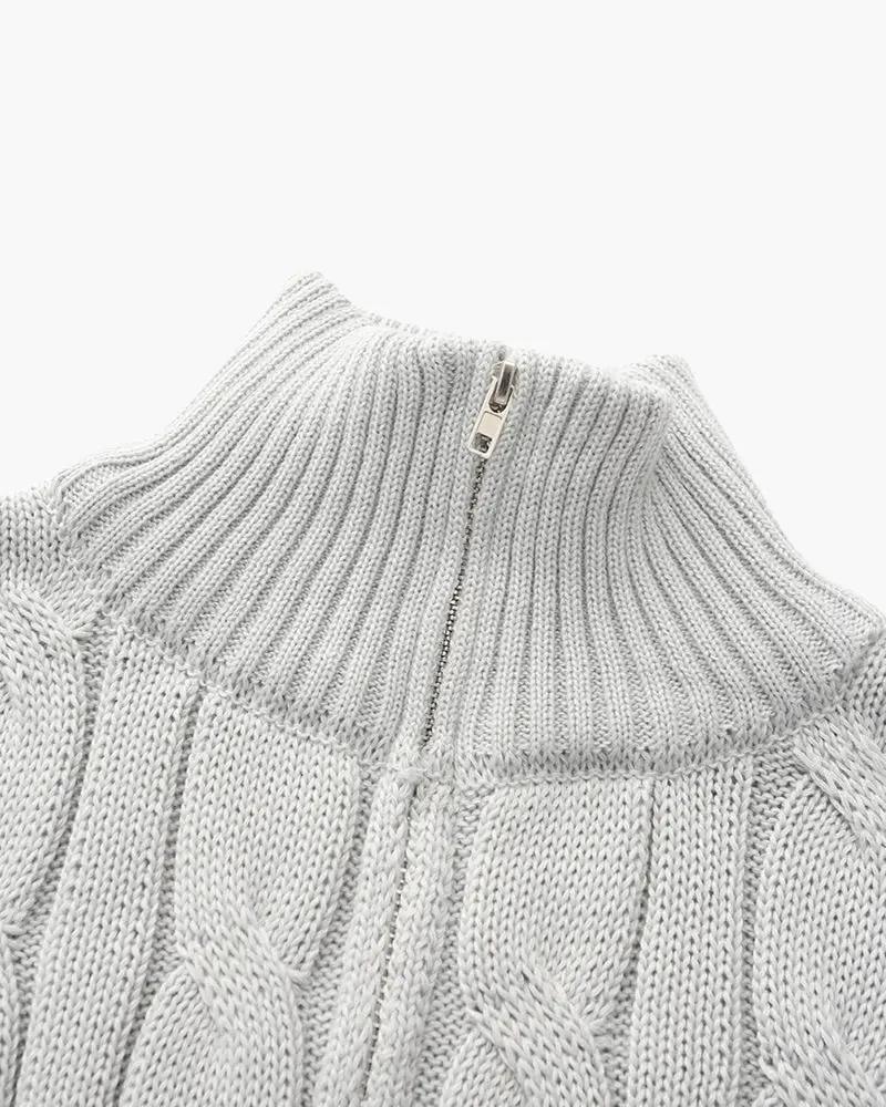 Pull Verbier à demi-zip