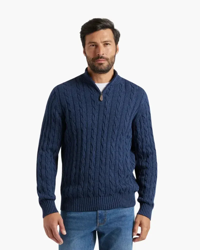 Pull Verbier à demi-zip
