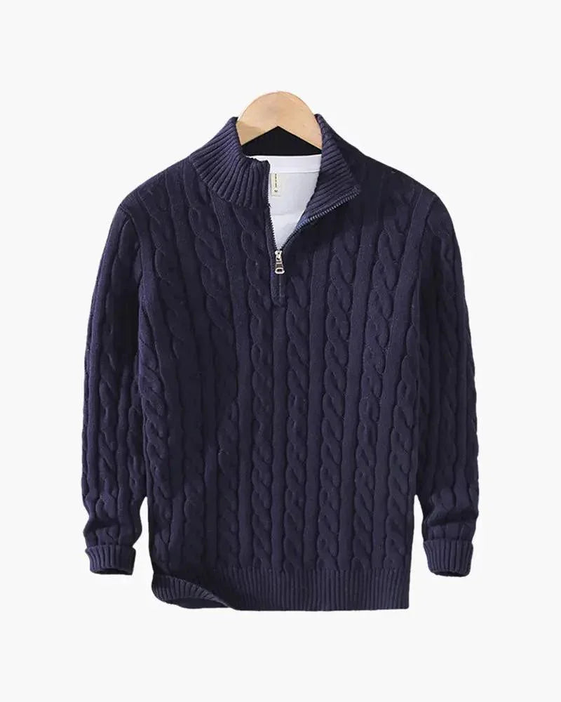 Pull Verbier à demi-zip