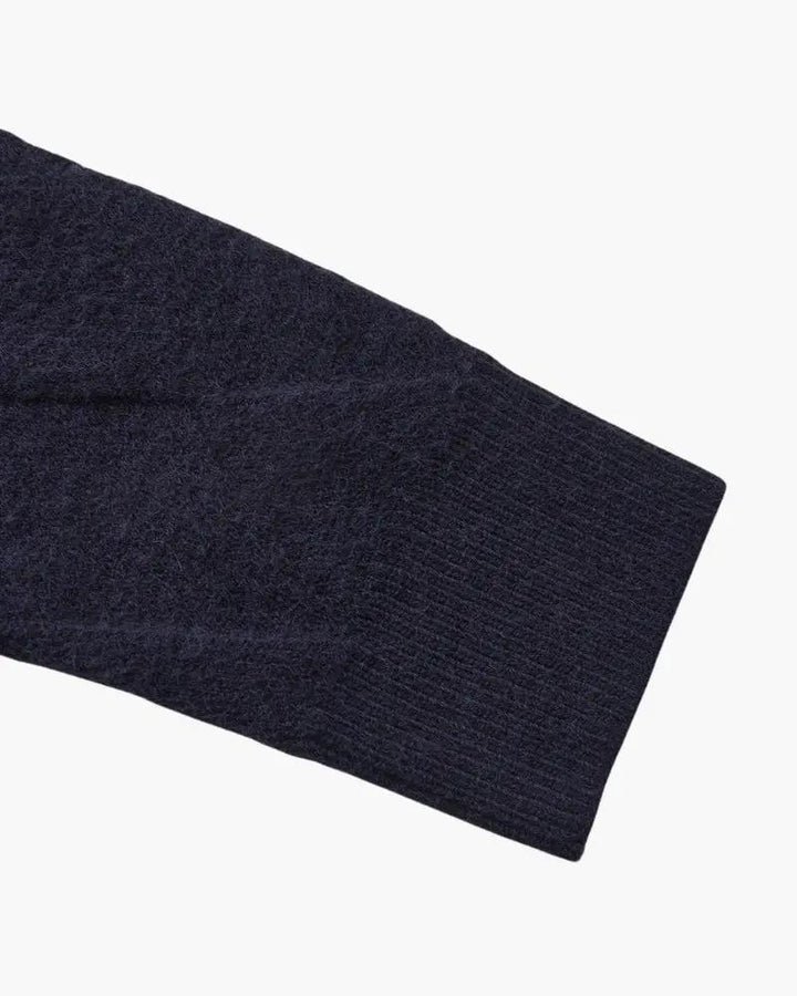 Pull à col rond en tricot diamanté