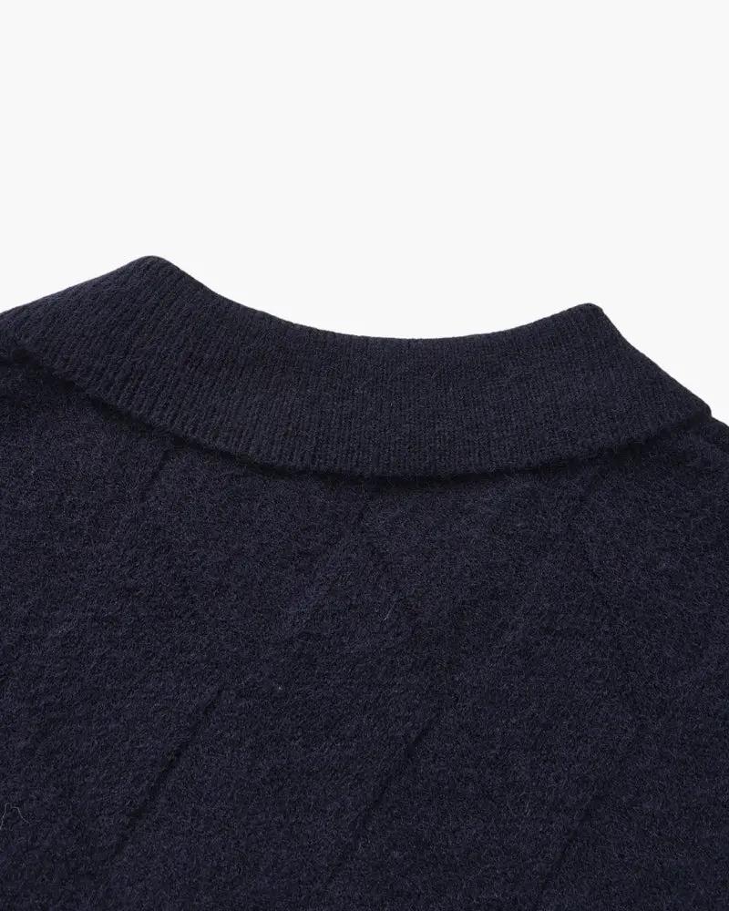 Gilet à capuche à fermeture éclair en tricot Heritage Diamond