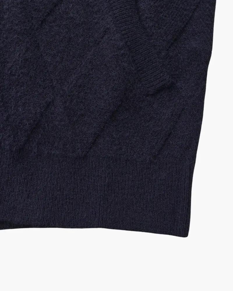 Gilet à capuche à fermeture éclair en tricot Heritage Diamond