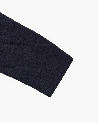 Gilet à capuche à fermeture éclair en tricot Heritage Diamond