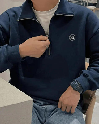 Miami, sweat-shirt à fermeture éclair en coton