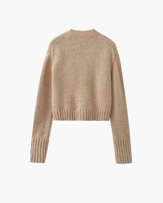 Gilet douillet en maille à poches