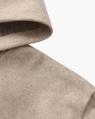 Manteau zippé en laine Marlow