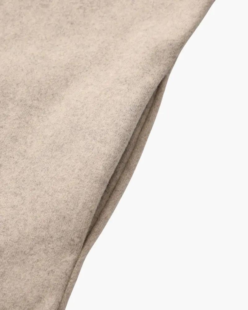Manteau zippé en laine Marlow