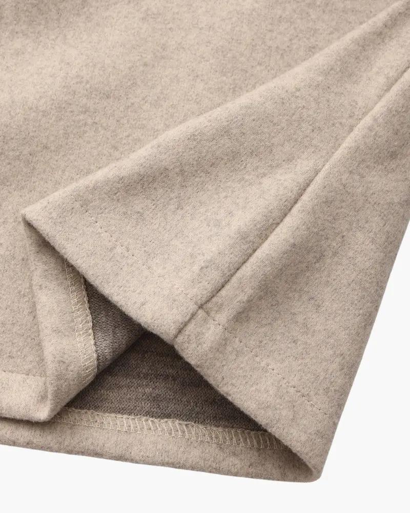 Manteau zippé en laine Marlow