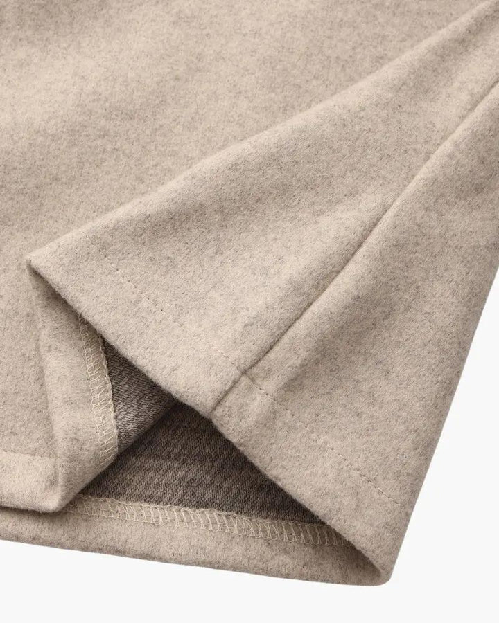 Manteau zippé en laine Marlow