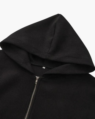 Manteau zippé en laine Marlow