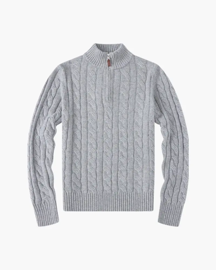 Pull Verbier à demi-zip pour femme