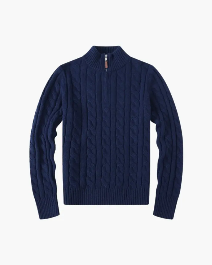 Pull Verbier à demi-zip pour femme