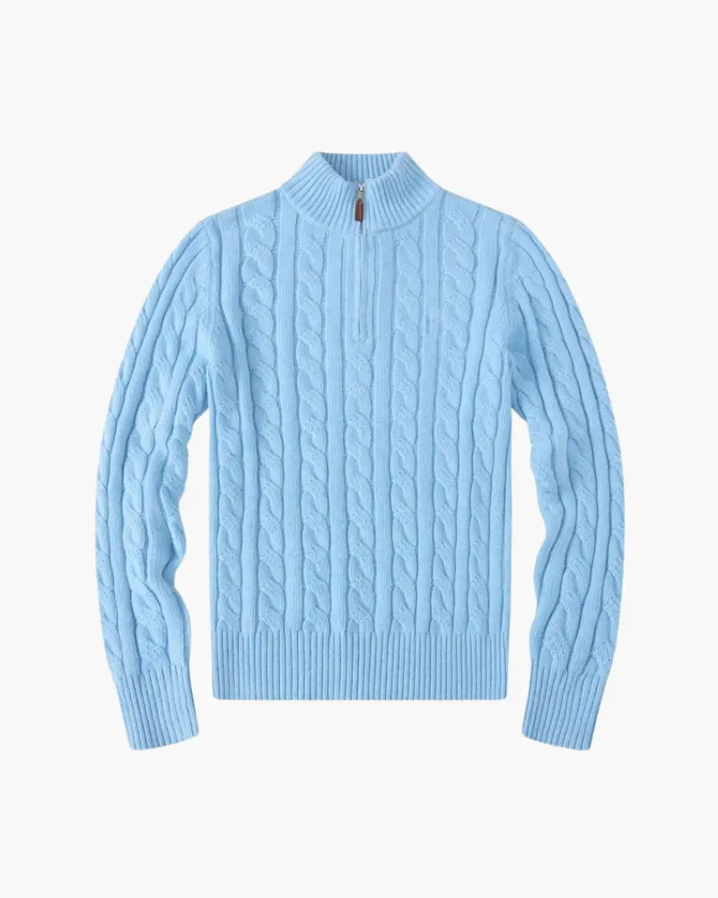 Pull Verbier à demi-zip pour femme