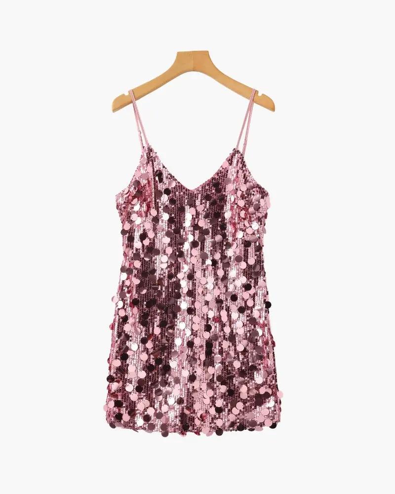 Robe mini à paillettes pour soirée