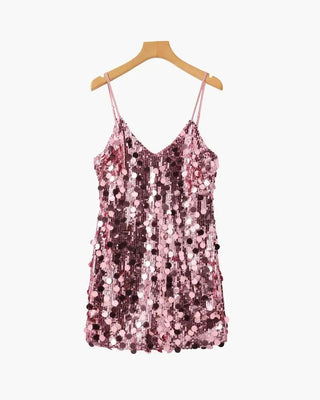 Robe mini à paillettes pour soirée