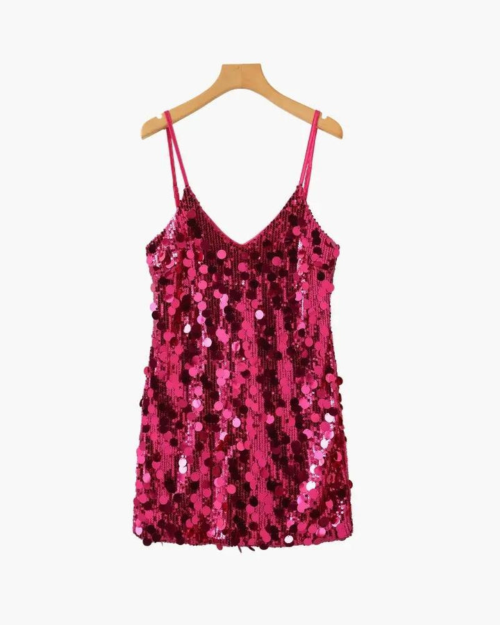 Robe mini à paillettes pour soirée