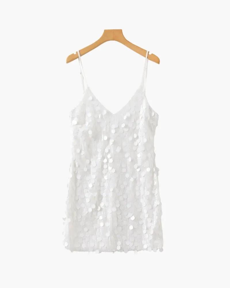 Robe mini à paillettes pour soirée
