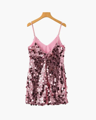 Robe mini à paillettes pour soirée