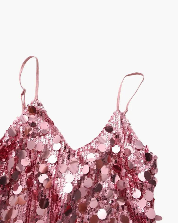 Robe mini à paillettes pour soirée