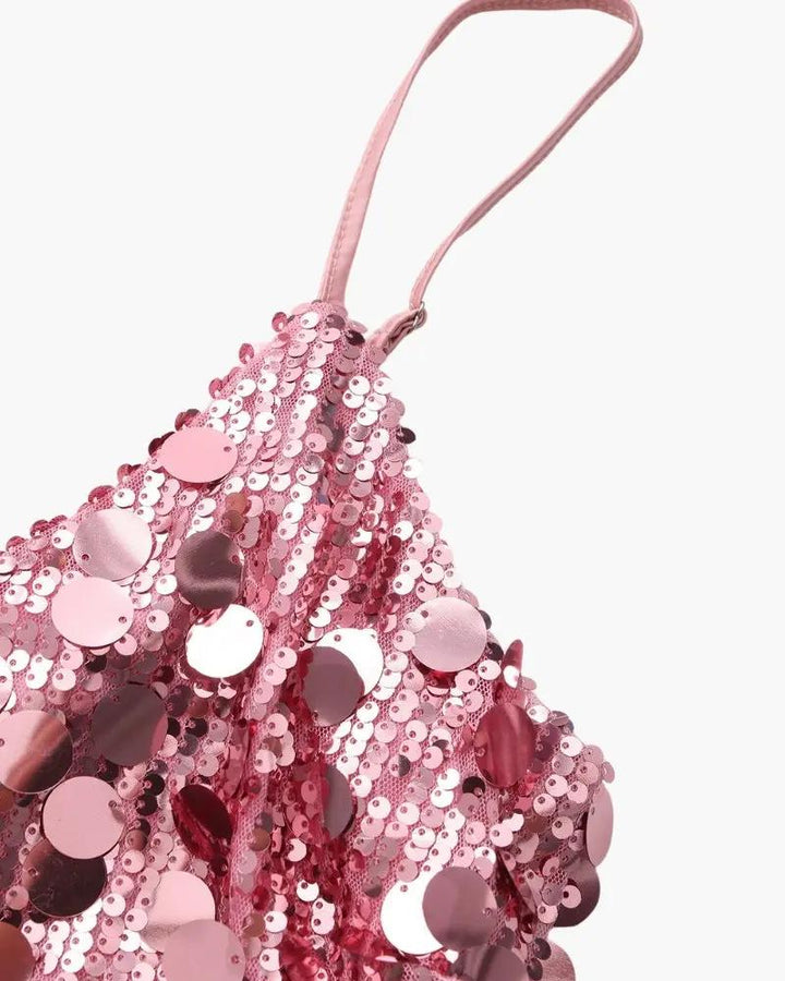 Robe mini à paillettes pour soirée
