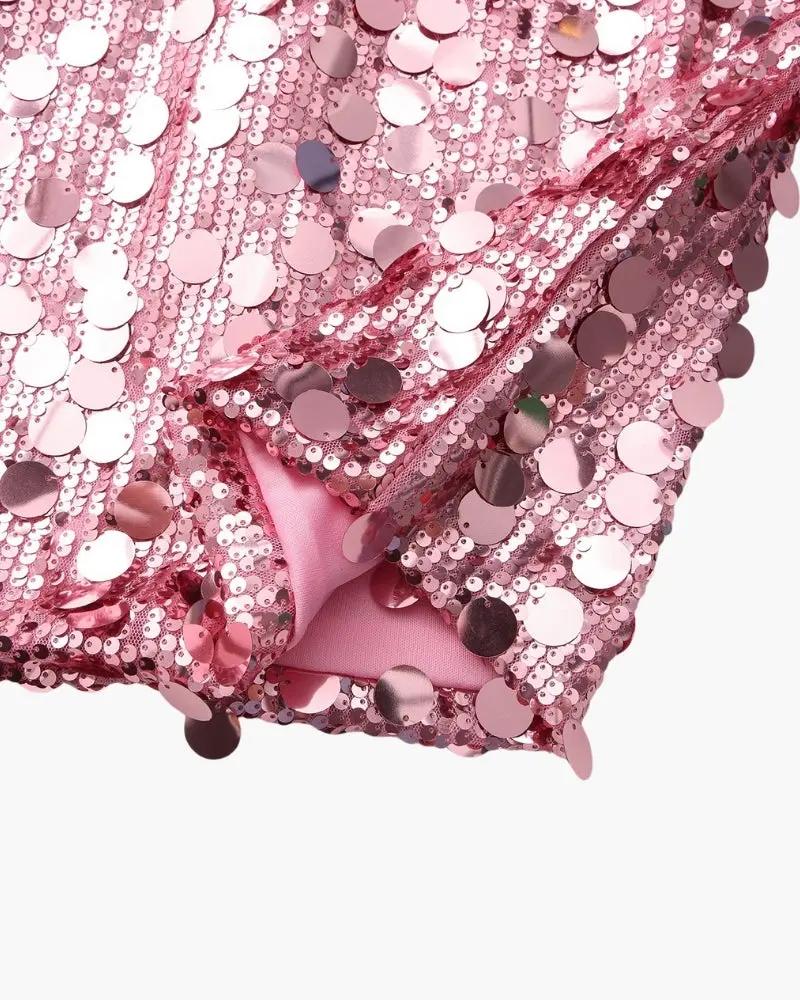 Robe mini à paillettes pour soirée