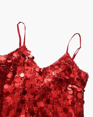 Robe mini à paillettes pour soirée